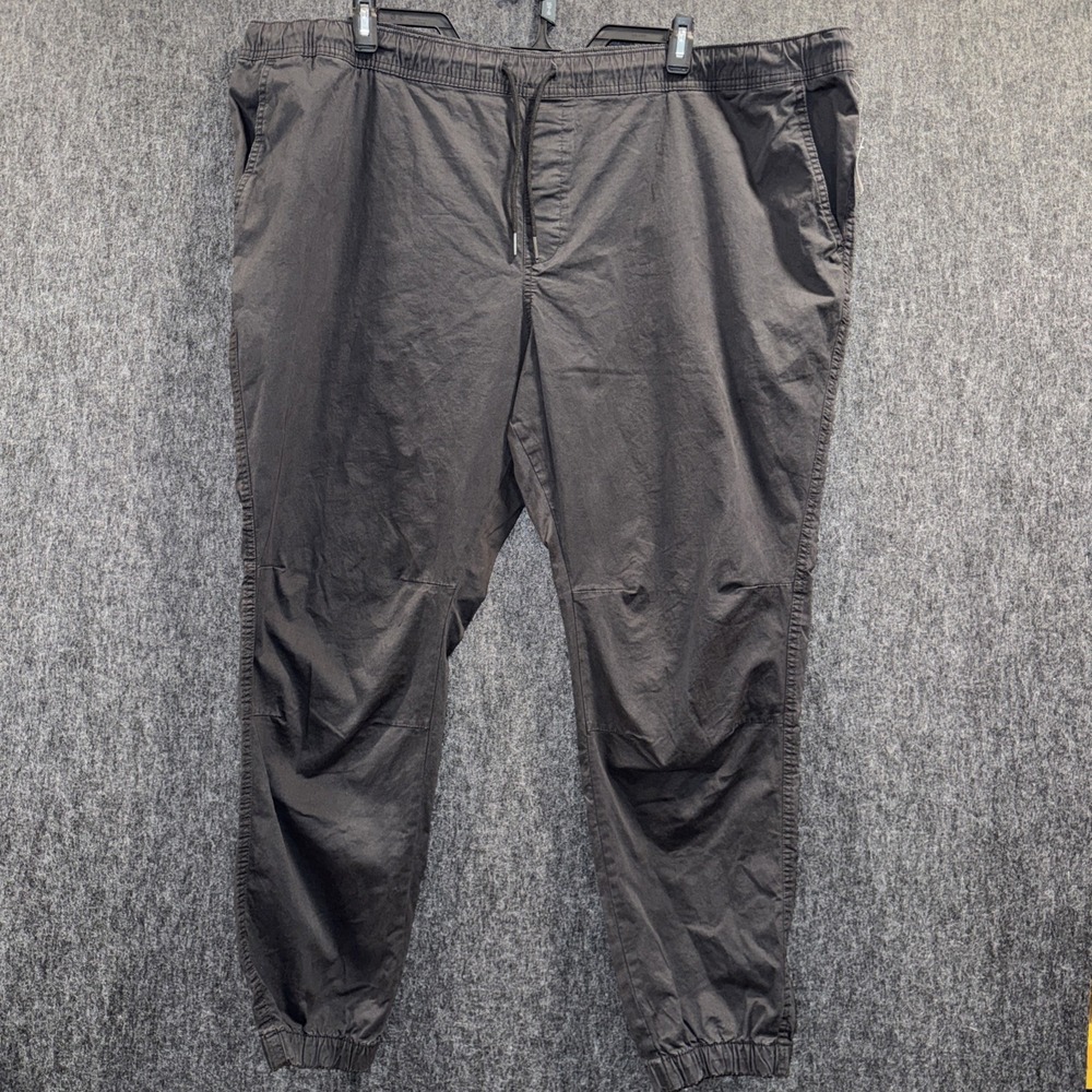 No Boundaries Men's 3XL 48/50 Twill Jogger Pants Black Straight Fit Outdoor
